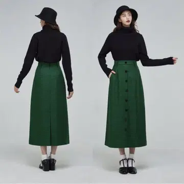 tnewties 20s 스커트 그린 카메라 플래시 사용 금지