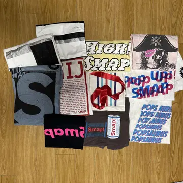 SMAP 투어 T셔츠 묶음 판매 11개 set