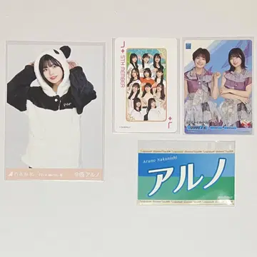 노기자카46 나카니시 아루노 브로마이드 애니멀 룸웨어 츄
