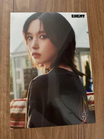 TWICE ENEMY 라쿠텐 혜택 B5 클리어 포스터 미나