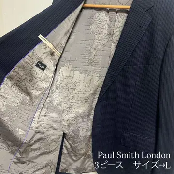 PAUL SMITH 폴스미스 올 패턴 실크 수트 셋업 L 사이즈