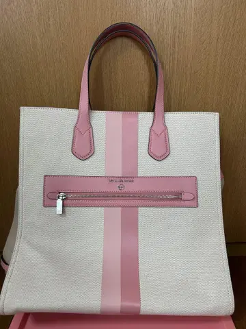마이클코어스 가방 핑크 아이보리
