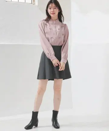 미사용 새상품! 허니즈 플리츠 치마바지