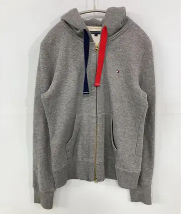 TOMMY HILFIGER 그레이 후드티 L