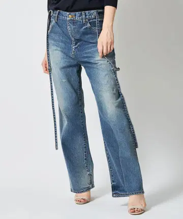 Whim Gazette 윔 가젯 서스펜더 DENIM