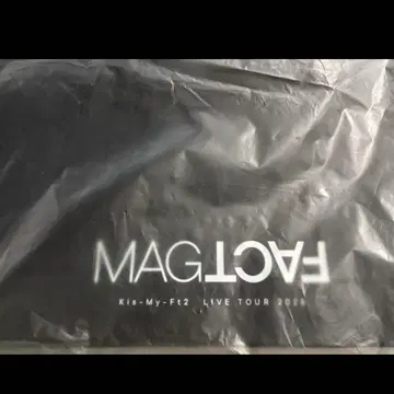 [ 미개봉 새상품 ] Kis-My-Ft2 2025 MAGFACT 투어 백