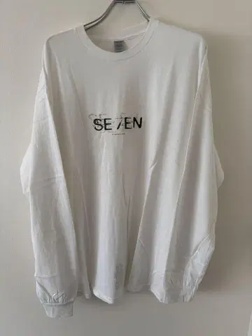 XL dojoe 7주년 기념 SEVEN 롱T 수제 실크스크린
