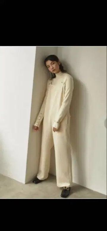 에멜 리파인즈 다이아 자카드 오버롤