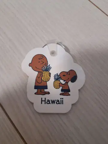 하와이 일광화상 스누피 키링