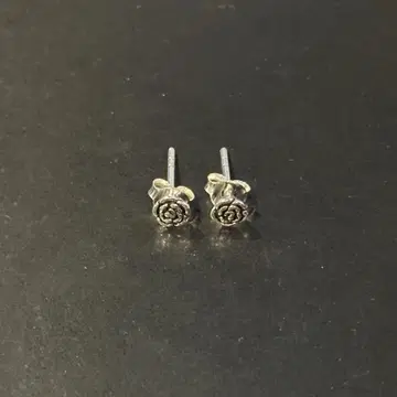 SILVER925 ROSE DESIGN EARRINGS/실버/귀걸이