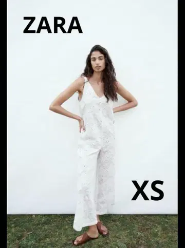ZARA 컷워크 자수 원피스