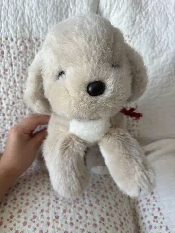 우메키치 베이지 봉제 인형