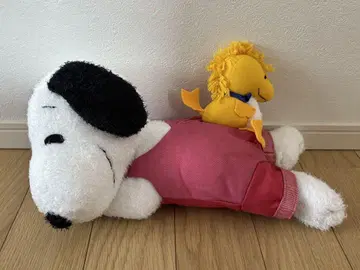 스누피 누워있는 우드스탁 봉제 인형