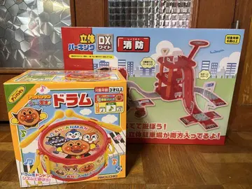 완구 묶음 판매 호빵맨 드럼 입체 주차장 DX 와이드