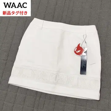 택 포함 새상품 WAAC 골프 스커트 이너 팬츠 일체형 화이트 1