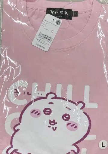 치이카와 (먼작귀) T셔츠 루틸 루틸 치이카와 (먼작귀) 핑크 L사이즈