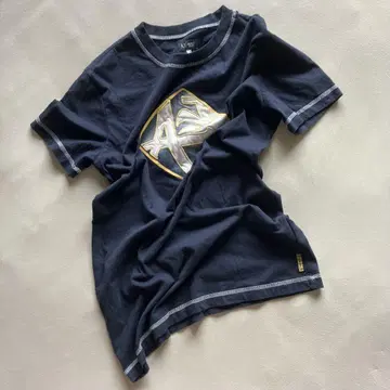 00s ARMANI Iconic Logo Embroidered Tee