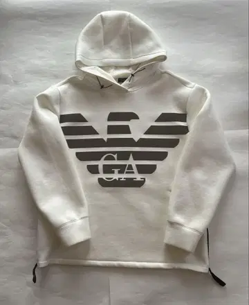 엠포리오 아르마니 후디 화이트