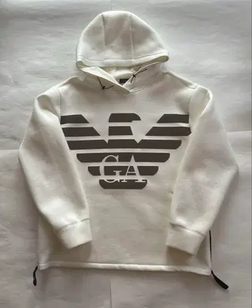 엠포리오 아르마니 후디 화이트