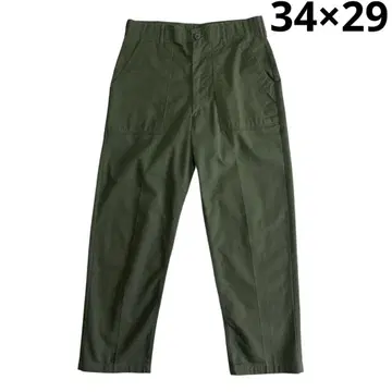70s USARMY 베이커 팬츠 34 x 29 TALON 파티그 팬츠