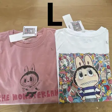 새상품 UNIQLO 팝마트 콜라보 더 몬스터즈 러브브 T셔츠