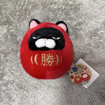 히게만주 복달마 2 봉제 인형 검은 고양이
