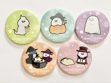 오문구와 함께 할로윈 캔뱃지 묶음 판매 오문구 씨 푸딩 씨