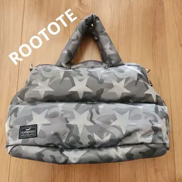 ROOTOTE 루트토트 실버 별 패턴