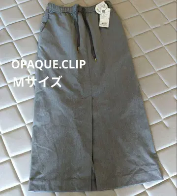 미사용 새상품 OPAQUE.CLIP 타이트 스커트 M 그레이