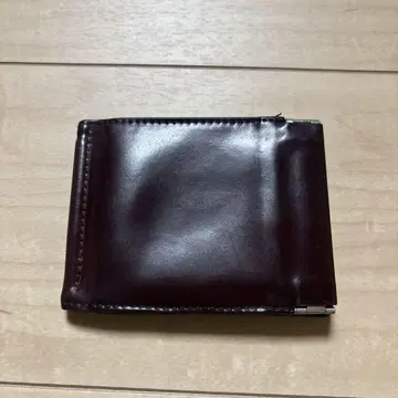 meanswhile 머니클립 버건디