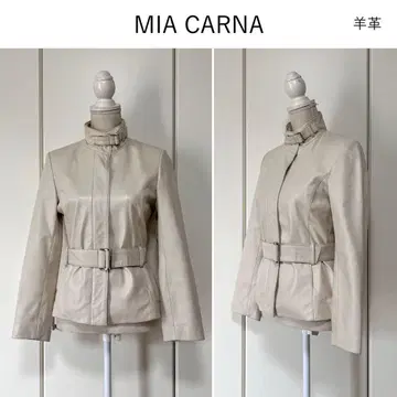MIA CARNA 양가죽 스탠드 카라 자켓
