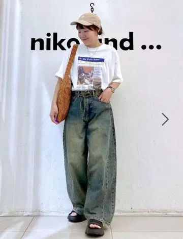 니코앤드 EXTRA WIDE DENIM JEANS 2025AW