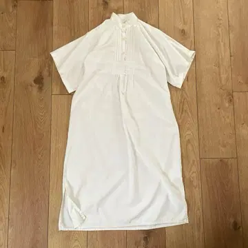 빈티지 원피스 앤티크 반팔 셔츠 원피스