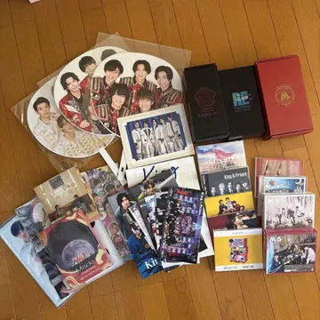 King&Prince 킹프리 굿즈 묶음 판매 응원봉 부채 CD