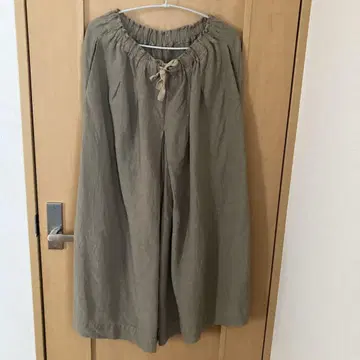 베리떼꾸르 veritecoeur 와이드 팬츠 하카마 팬츠 허리 밴딩