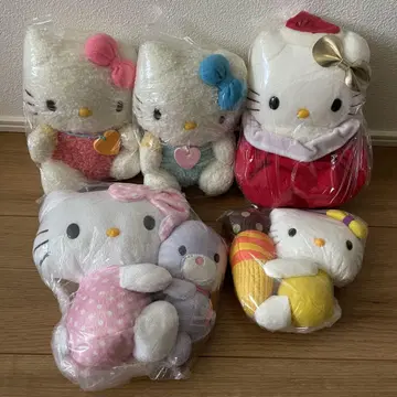산리오 키티 봉제 인형 세트 1
