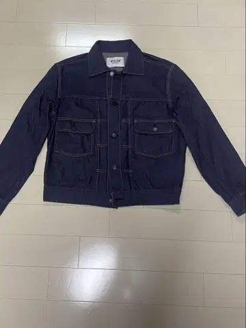 레어! WISLOM 위즈롬 데님 자켓 샘플