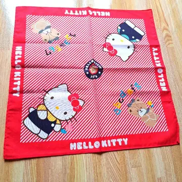 쇼와 레트로 헬로키티 손수건