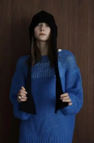 clane MUFFLER KNIT CAP