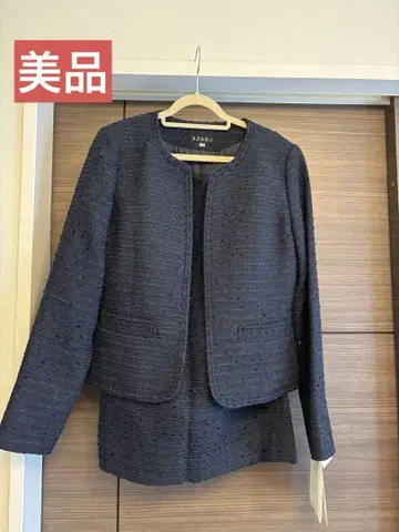 AZABU INTERNATIONAL/긴자 매기 네이비 수트 사이즈 38