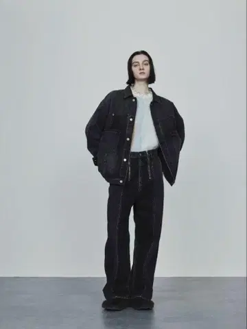 SWITCHING ZIP DENIM PANTS