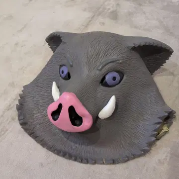 귀멸의 칼날 하시비라 이노스케 코스프레 마스크