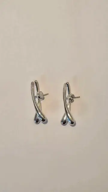 Seven Fairy 실버 925 크로스 디자인 귀걸이 약 3cm