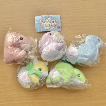 우루룬 공룡 보육원 봉제 인형 전종 5종 세트