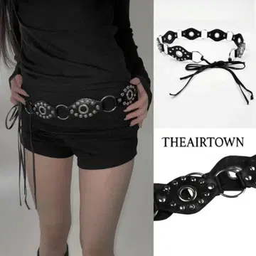 THEAIRTOWN 펀칭 스터드 벨트 지에어타운 한국