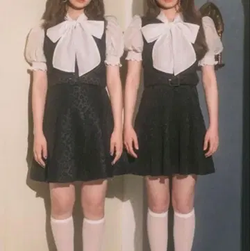 bubbles 자카드 플리츠 원피스