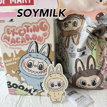 정품 POP MART Macaron 러브브 마카롱 Soymilk 소이밀크