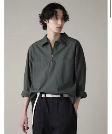 MHL. CRISP COTTON LINEN 엠에이치엘 셔츠