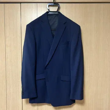 네이비 비즈니스 자켓 싱글 브레스