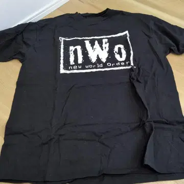 nWo 티셔츠 2XL 블랙 (신일본 프로레슬링)